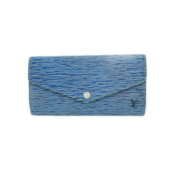 Louis Vuitton Epi Denim Portefeuille Sarah Wallet - Picture 1 of 8